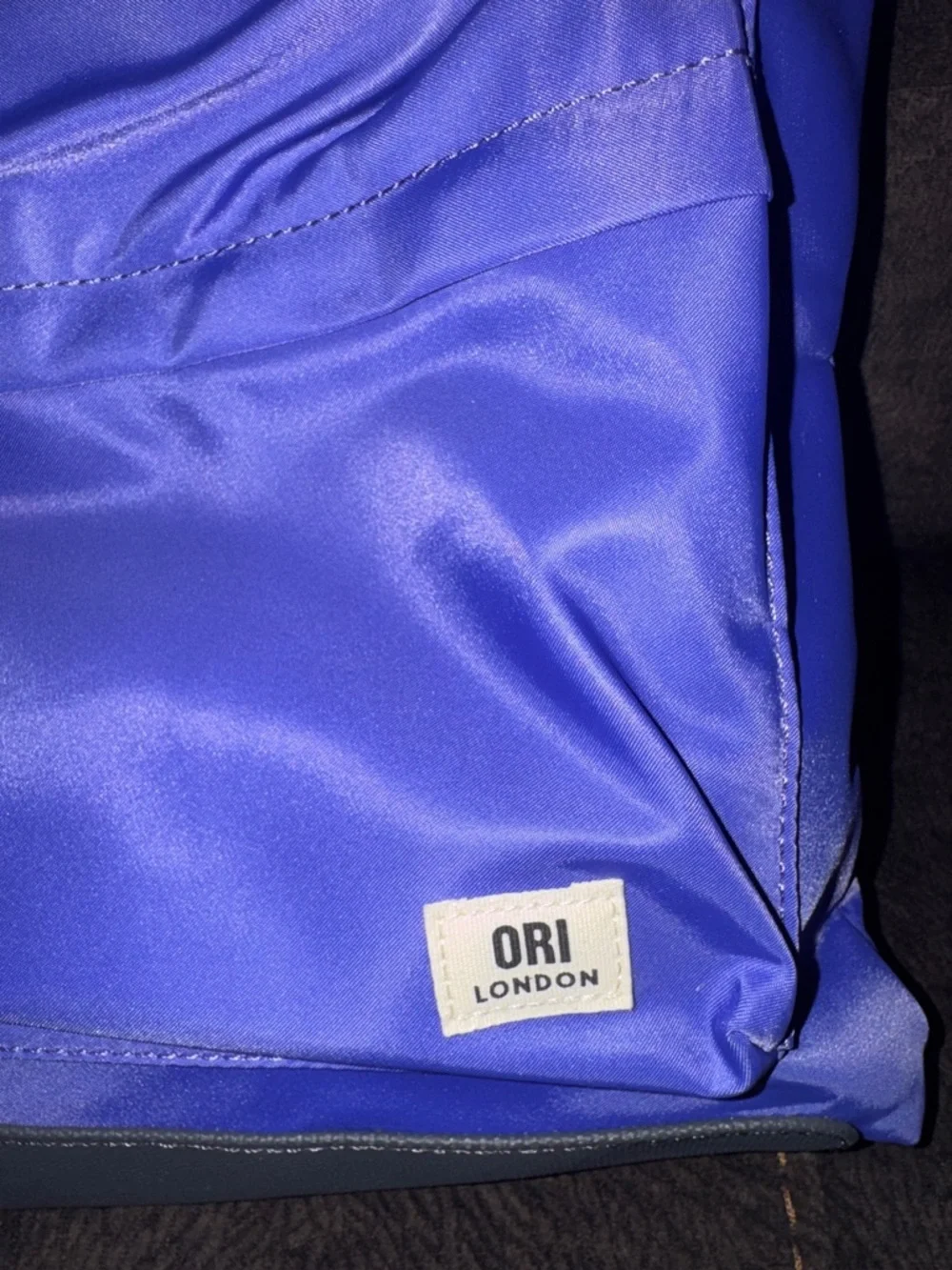 ORI LONDON Kensington B Recycled Nylon Crossbody in Simple Purple NWT - Picture 4 of 11